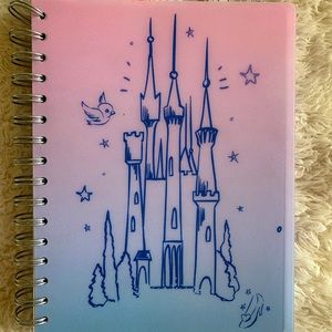 🏰 Disney Castle Spiral Notebook